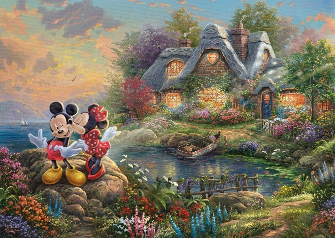 Sestavljanka Ljubčka MICKEY IN MINNIE 1000 koščkov
