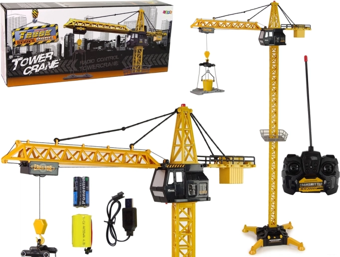 Ogromni R/C žerjav na daljinsko upravljanje Višina 183 cm 2 stopnji