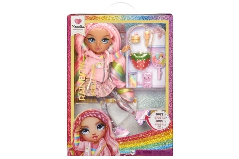 Rainbow High Sparkle & Shine Fashion punčka - Rosetta (roza)
