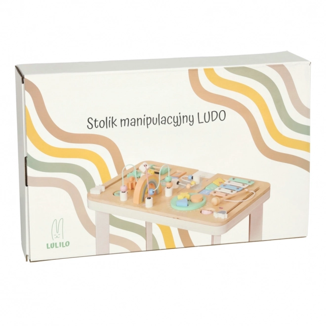 Lesena Montessori miza za otroke Lulilo