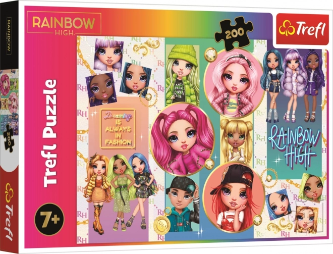 Sestavljanka 200 delov Rainbow High Prijateljstvo