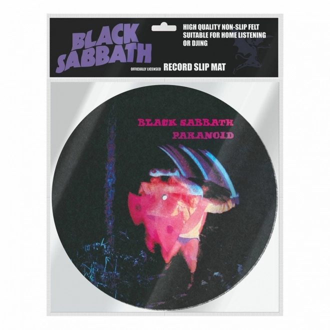 Podloga za gramofon z motivom Black Sabbath