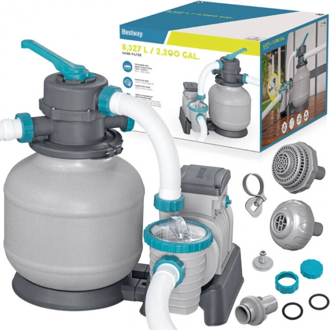 Bestway peščena filtracija za bazen zmogljivost 8327 l/h