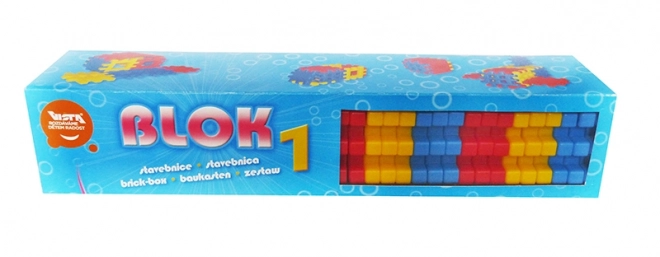Prva gradbena igrača Blok 36 kosov v škatli 34x7x7cm 12m+