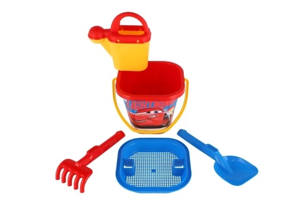 Komplet za peskovnik Auta plast 5 delov 26x18cm v mrežici 12m+ Wader