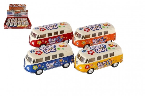 Avtobus Kinsmart VW Klasičen kov/plast 13cm na vzmetni pogon