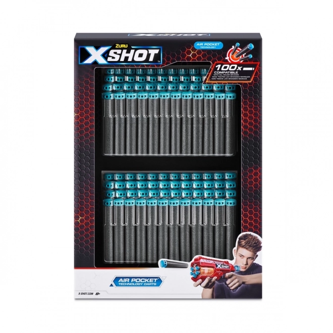 Set 100 penušastih nabojev X-Shot Excel