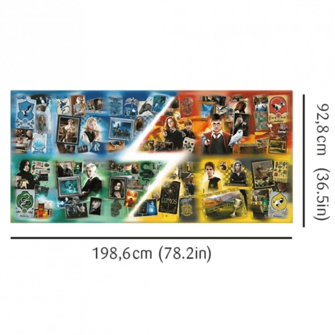 TREFL Puzzle UFT Harry Potter: Bradaviške hiše 9000 kosov