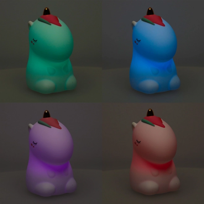 Otroška nočna lučka samorog RGB