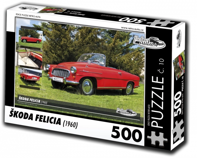 Sestavljanka Retro-avtomobili Škoda Felicia 1960 – 500 kosov