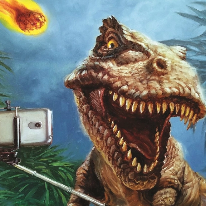 Sestavljanka Dino Selfie 100 kosov