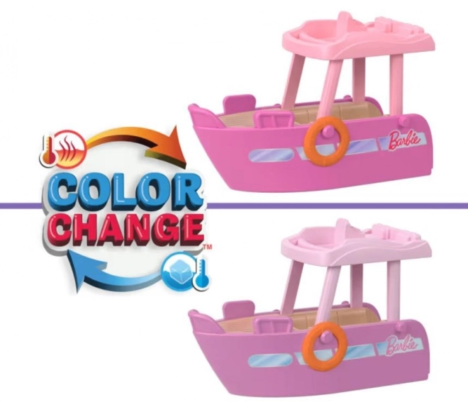 Mini BarbieLand komplet z Barbie figurico in vozilom