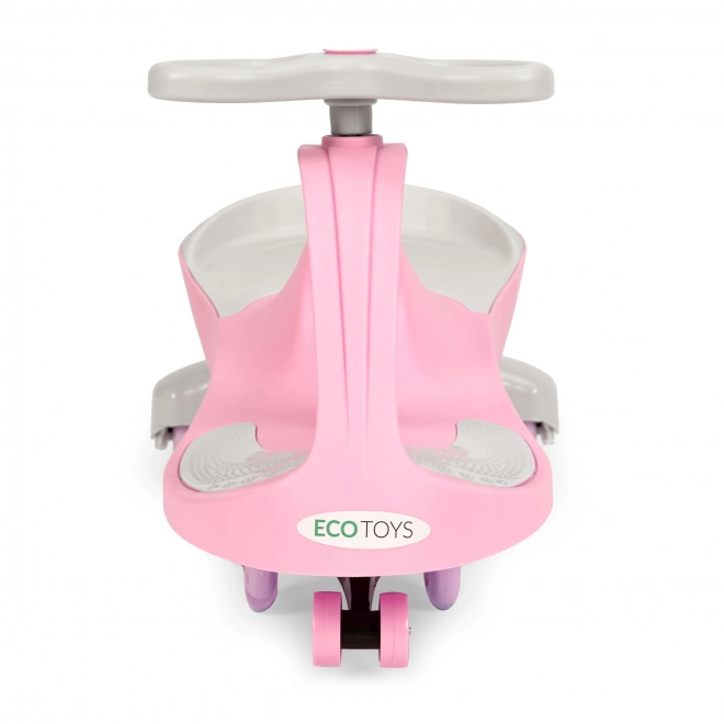 Vozilo s LED kolesi roza ECOTOYS