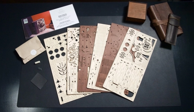 Ugears 3D lesene mehanske puzzle Knjiga skrivnosti