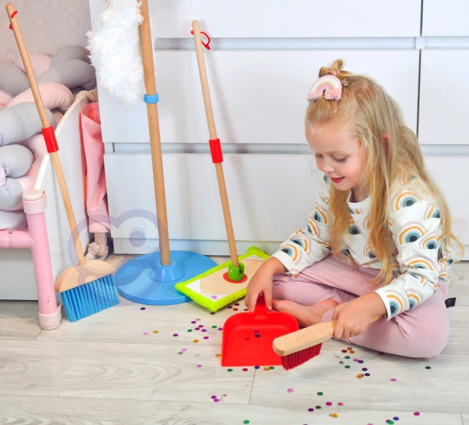 Lesena čistilna set za otroke Tooky Toy