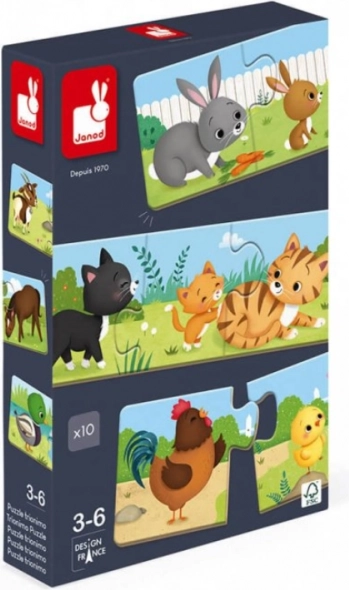 Otroški puzzle Kmetija 30 kosov - Janod