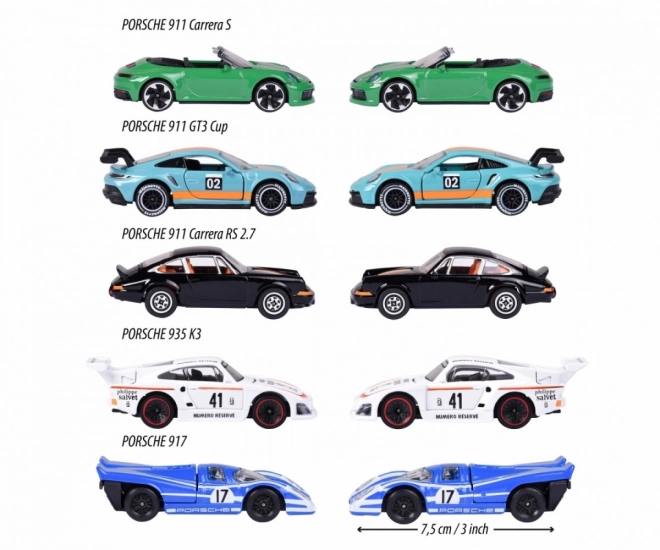 Majorette Porsche Motorsport Darilni set 5 kos