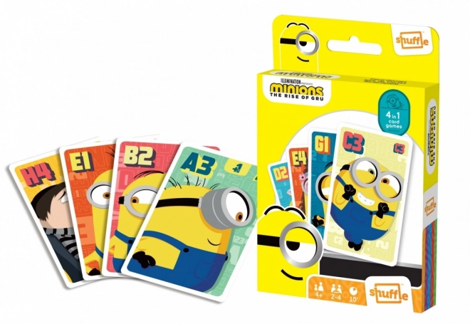 Karte igra Shuffle Fun 4 v 1 Minions: Vstop Gru