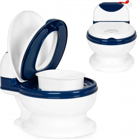 Otroški nočni kahlic z sediščem in odstranljivo posodico ECOTOYS
