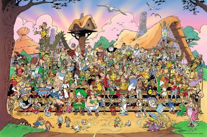 Ravensburger sestavljanka Asterix in Obelix: Družinska slika 3000 kosov