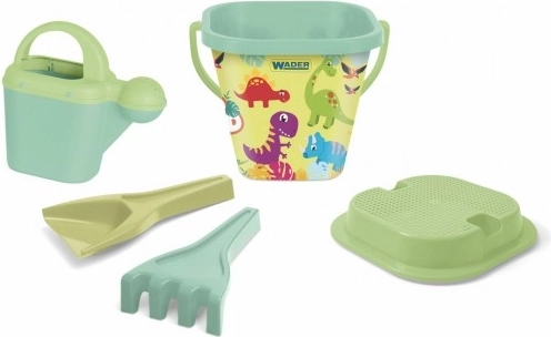 RePlay komplet za pesek dinozavri – plastično vedro z dodatki v mreži
