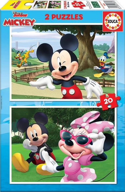 Educa Puzzle Mickey in prijatelji 2x20 kosov