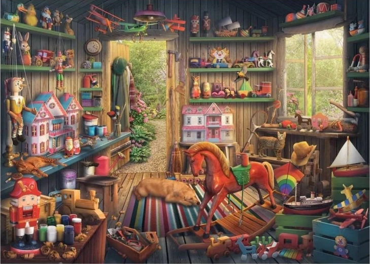 Sestavljanka Nostalgijske igrače 1000 koščkov RAVENSBURGER
