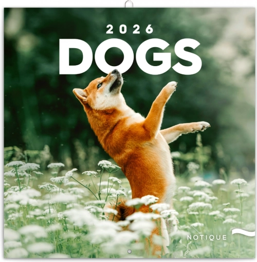 Beležniški koledar Psi 2026