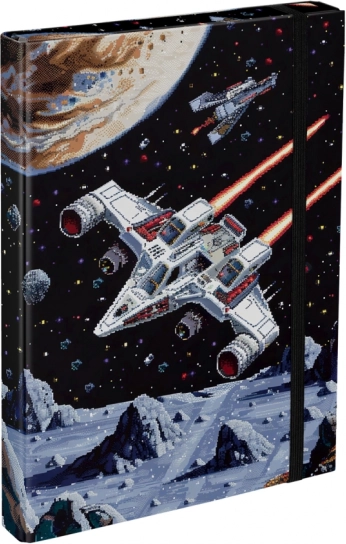 Mape za šolske zvezke A4 Pixel Space