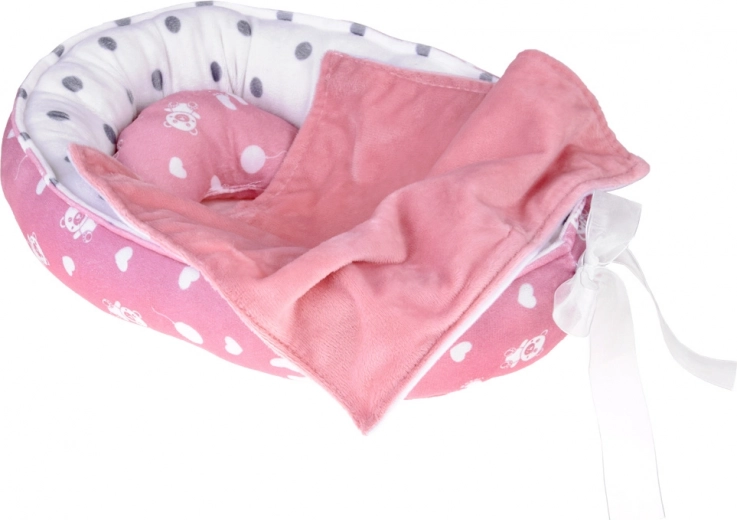 Mehko gnezdece z blazinico in odejico