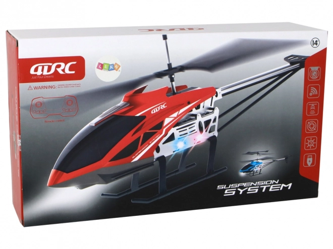 RC helikopter Helikopter na daljinsko upravljanje 70 cm rdeča