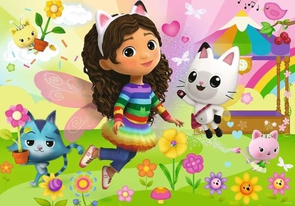 Sestavljanka 100 kosov Glitter Glitter Gabi Gabbyjeva hiša lutk