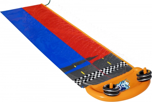 Bestway Dvojna toboganska steza Super Dirka 4,88 m