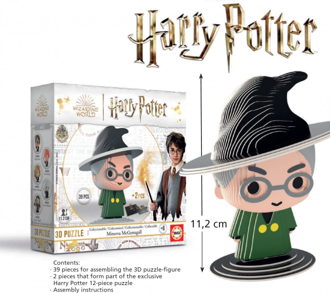 EDUCA 3D sestavljanka Harry Potter: Minerva McGonagallová 39 kosov