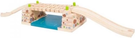 Bigjigs Rail viseči most čez reko