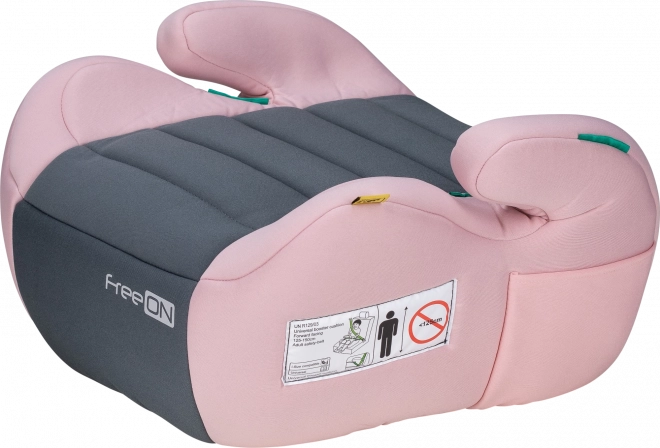 FreeON Podsedek Booster Comfy i-Size 125-150 cm, Roza-siva
