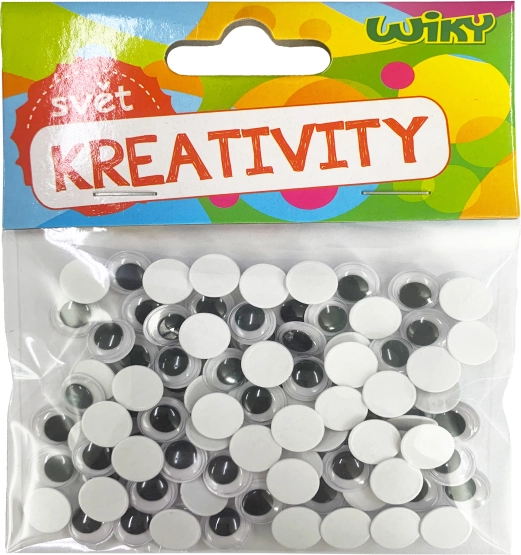 Dekorativne premikajoče oči 10 mm