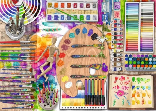 RAVENSBURGER Sestavljanka Umetnikova paleta XXL 500 kosov