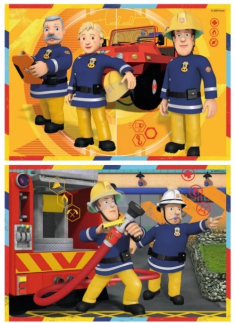 Ravensburger sestavljanka GASILEC SAM 2×12 kosov