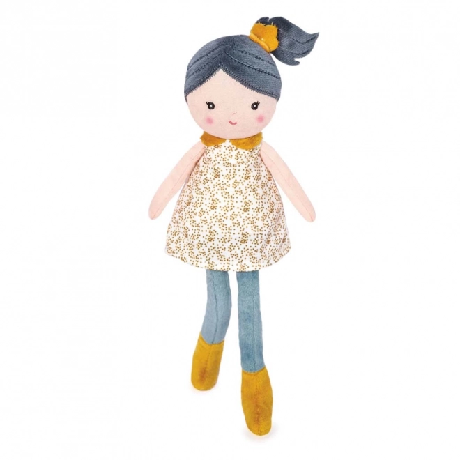 Doudou Jolijou punčka Lize 25 cm rumena