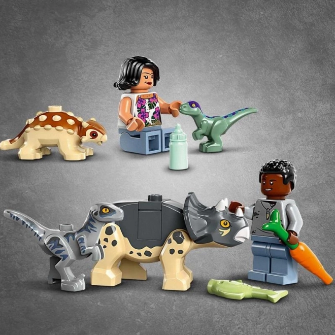 LEGO® Jurski svet 76963 Reševalno središče za dinozavrske mladiče