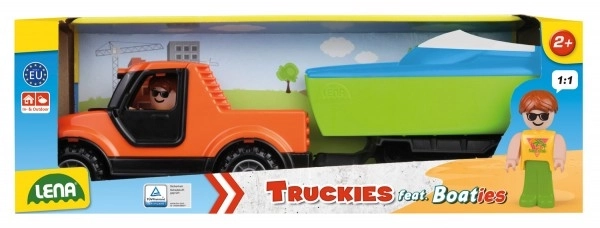 Avtoprevozi Pickup z vozilom in čolničkom