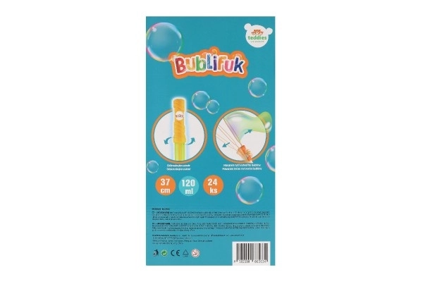 Mehurčki cevka/palica 120 ml 37 cm 2 barvi 24 kos v škatli