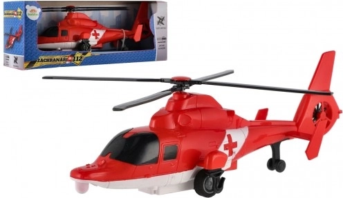 Plastični reševalni helikopter na frikcijski pogon 22 cm