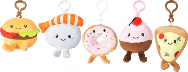 plišast okrasek za ključe food mix 8 cm