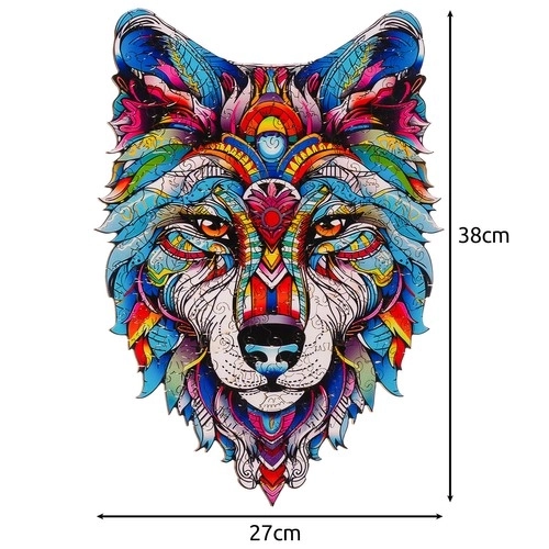 Lesne puzzle Kruzzel volčji motiv