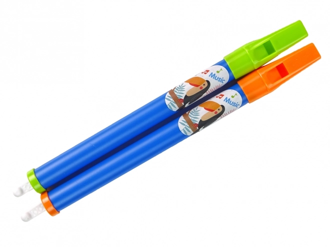 Set dveh flavt za otroke Blue Animals