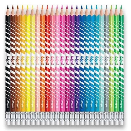 MAPED Barvice trikotne Color'Peps Oops z radirko 24kos