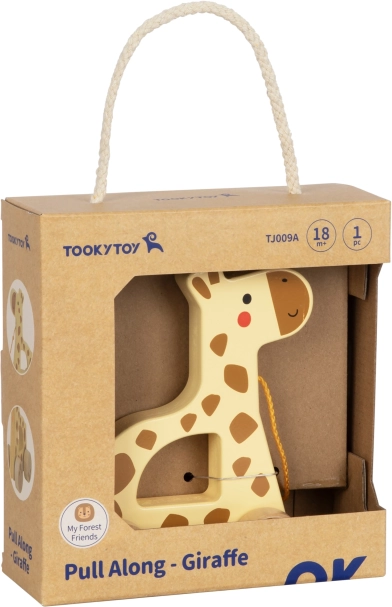 lesena vlečna žirafa TOOKY TOY