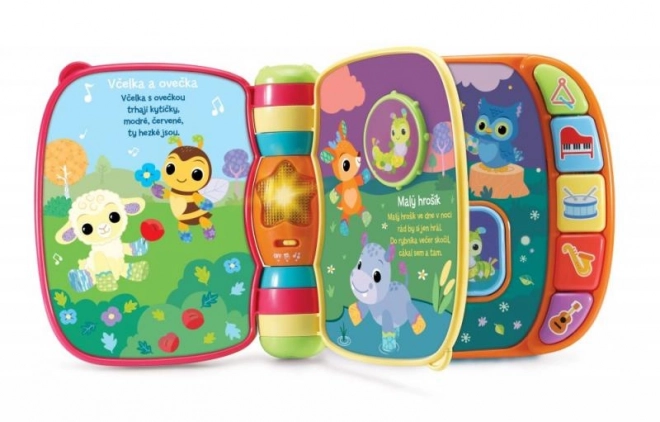Vtech Glasbena knjižica z živalmi CZ